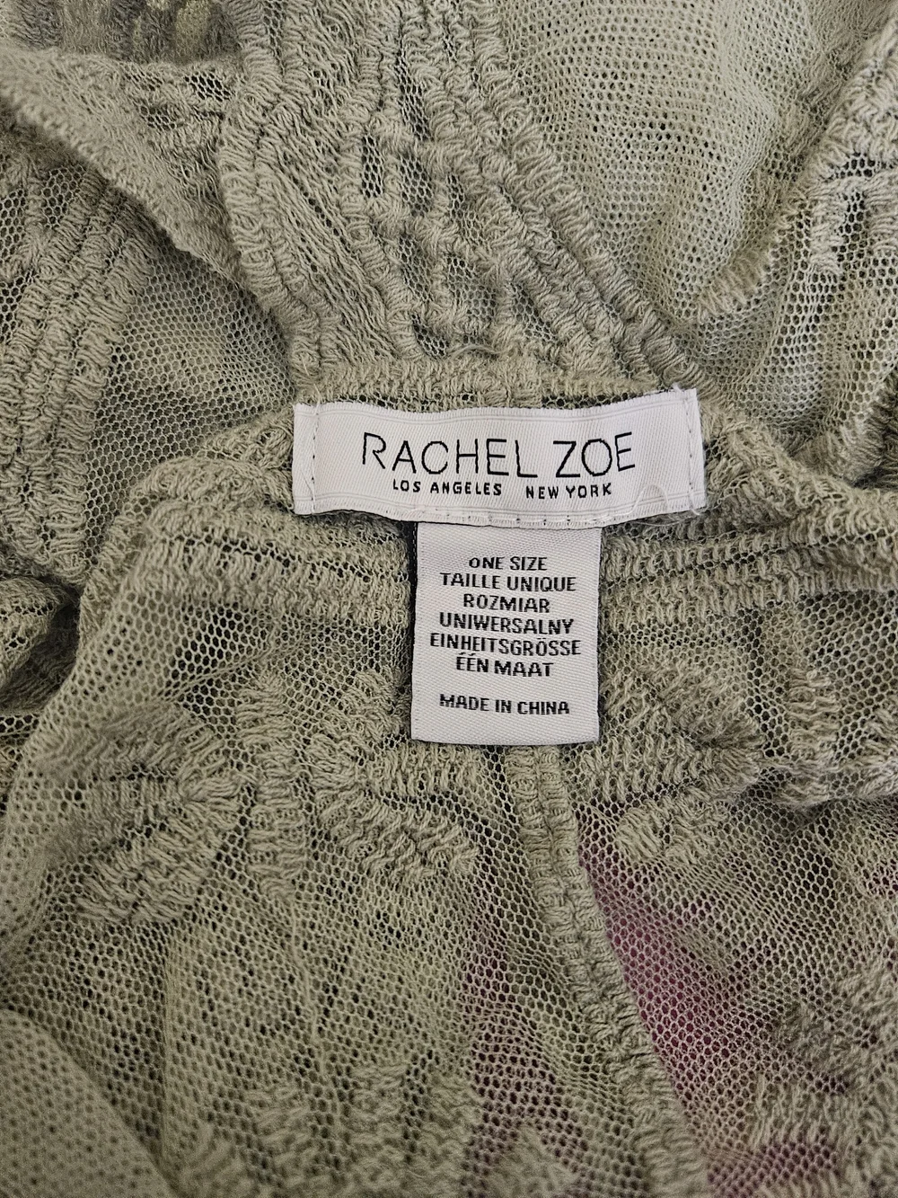 Rachel Zoe sheer embroidered